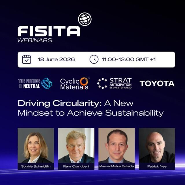 FISITA webinaari 18.6.2026 autoalan kiertotaloudesta