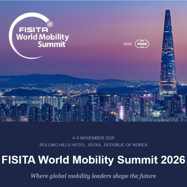 Kutsu osallistua jäsenhinnalla FISITA World Mobility Summittiin, kaksi nopeinta pääsee ilman osallistumismaksua
