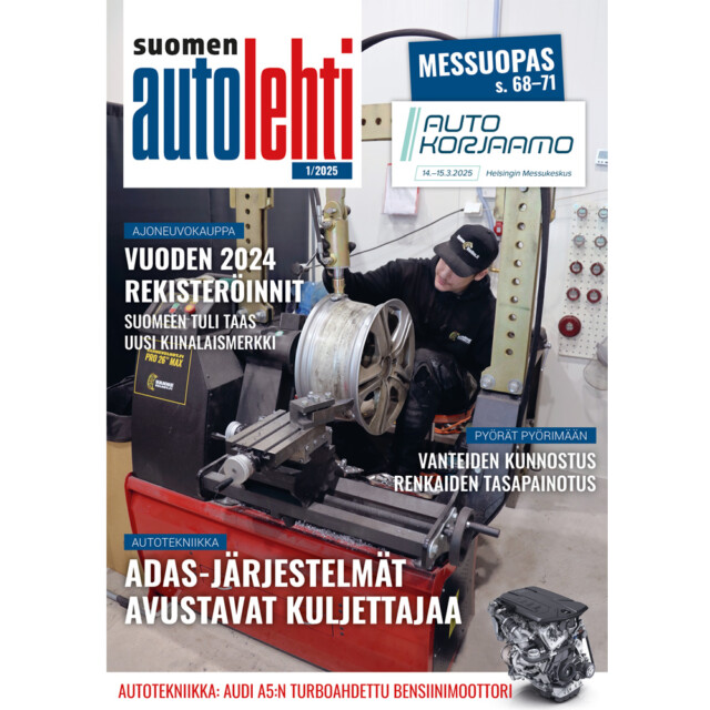 Suomen Autolehti 1/2025 ilmestyy 26.2.2025