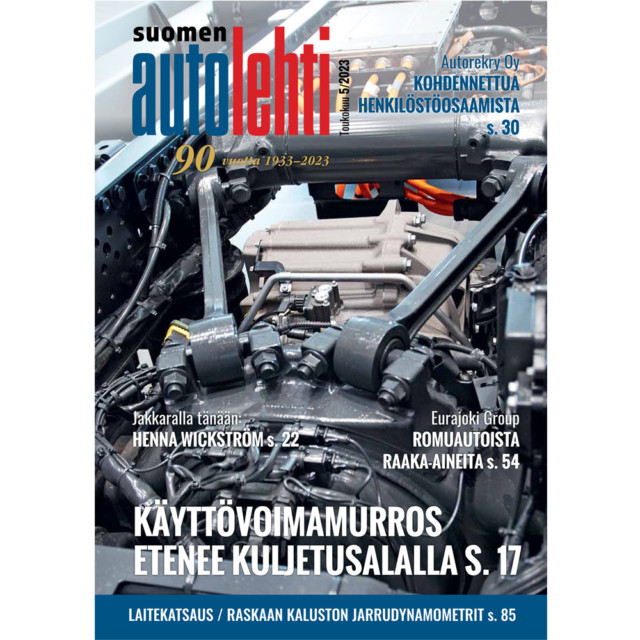 90 vuotta täyttävä Suomen Autolehti 5/2023 ilmestyy 3.5.2023