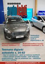 Suomen Autolehti 7/2016 ilmestyy torstaina 1.9.2016