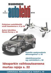 Suomen Autolehti 8/2018 ilmestyy maanantaina 1.10.2018