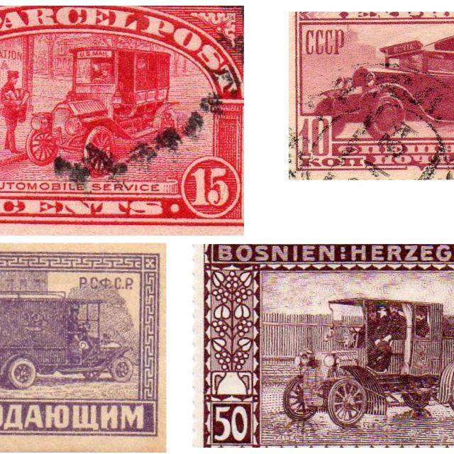 Autoja postimerkeillä