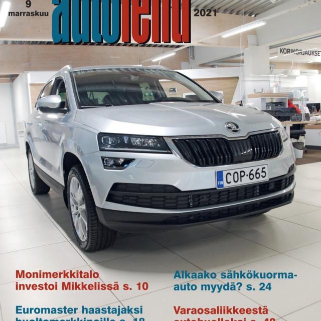 Suomen Autolehti 9/2021 ilmestyy viimeistään keskiviikkona 3.11.2021