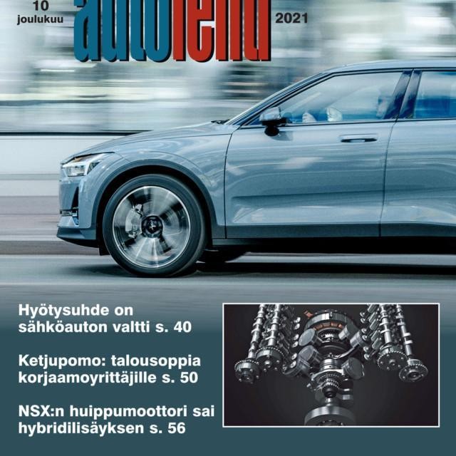 Suomen Autolehti 10/2021 ilmestyy viimeistään perjantaina 3.12.2021
