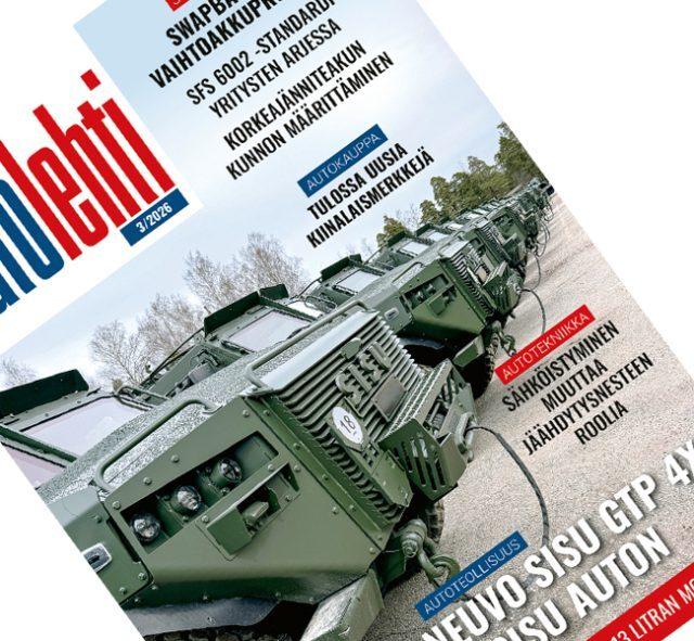Suomen Autolehti 3/2026 ilmestyy 26.8.2026