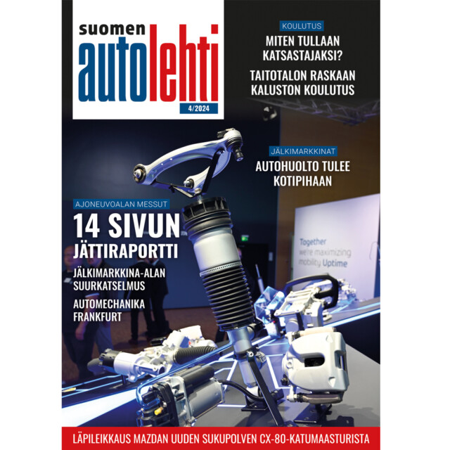 Suomen Autolehti 4/2024 ilmestyy 16.10.2024